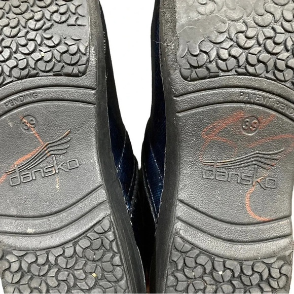 DANSKO XP 2.0 Denim Patent Leather Nursing Clogs Size 39 US Size 9 - Picture 7 of 9